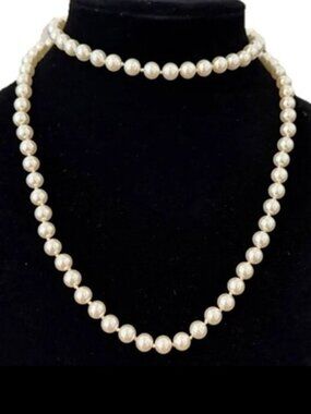 Lustrous Mid Century Modern Glass Pearls